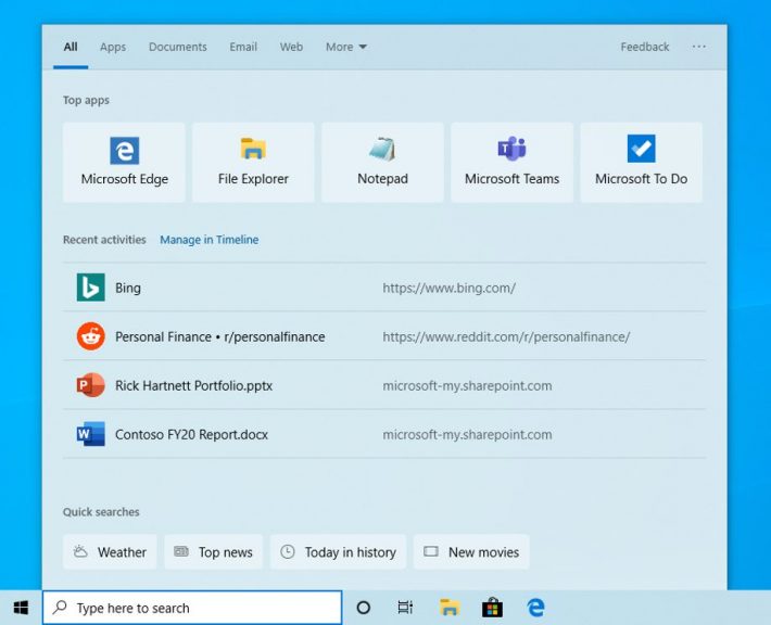 Microsoft為Windows 10 May 2019更新及更高版本推