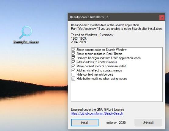 BeautySearch-Windows 10也可以在