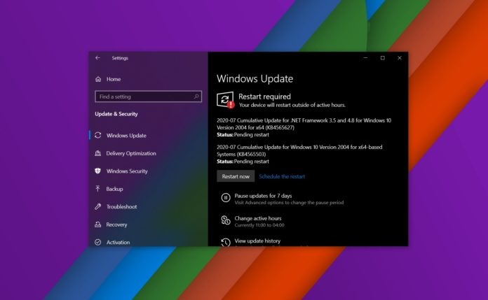 Win10 2004 Build 19041.388 版本