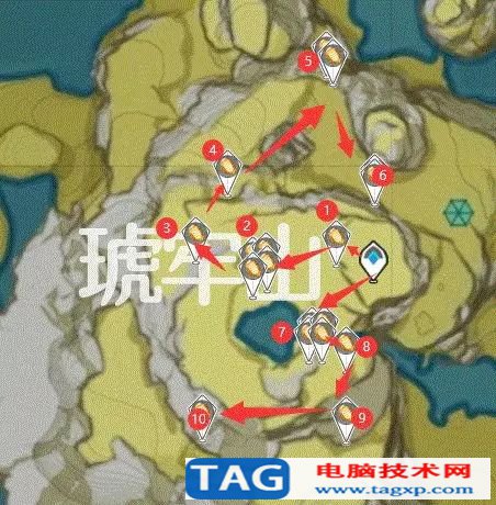 原神石珀采集地點(diǎn)分布全圖 全石珀采集刷新位置匯總