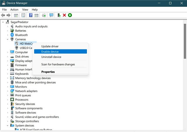 在Windows11中啟用相機(jī)相機(jī)的方法