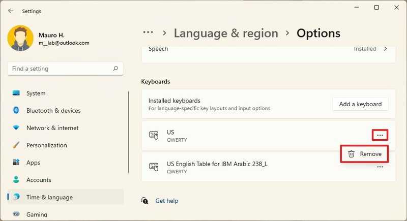 如何在 Windows 11 上刪除鍵盤布局