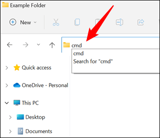 如何在 Windows11 上的文件夾中打開 CMD 窗口