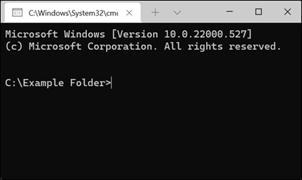 如何在 Windows11 上的文件夾中打開 CMD 窗口