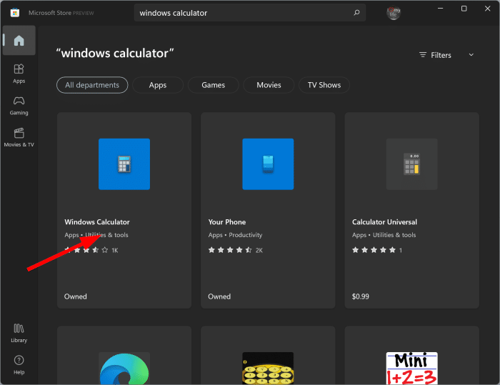 win11系統(tǒng)的計(jì)算器怎么重裝_在Windows11中重新安裝計(jì)算器應(yīng)用程序方法