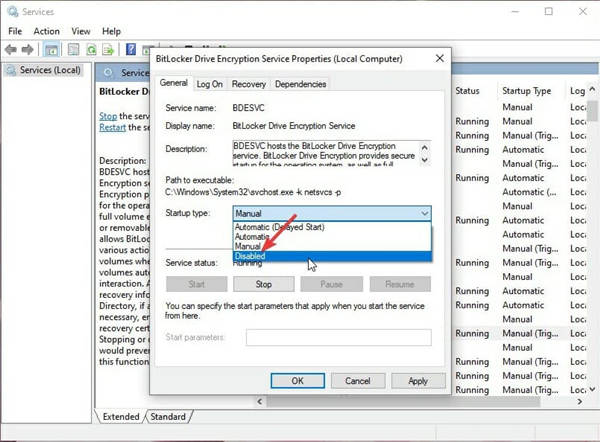 禁用bitlocker的方法_windows11下通過使用Windows服務(wù)禁用BitLocker