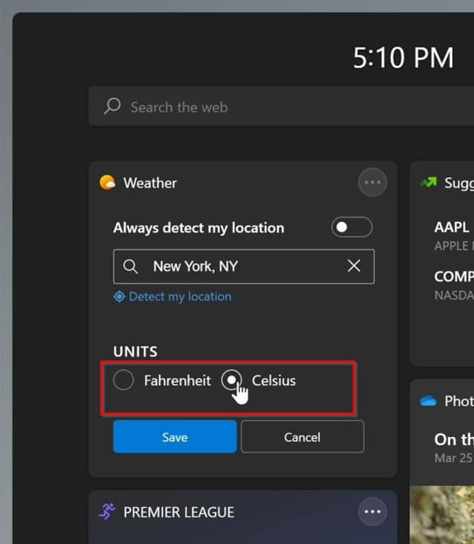 修復(fù)Windows11中不工作的天氣小部件方法