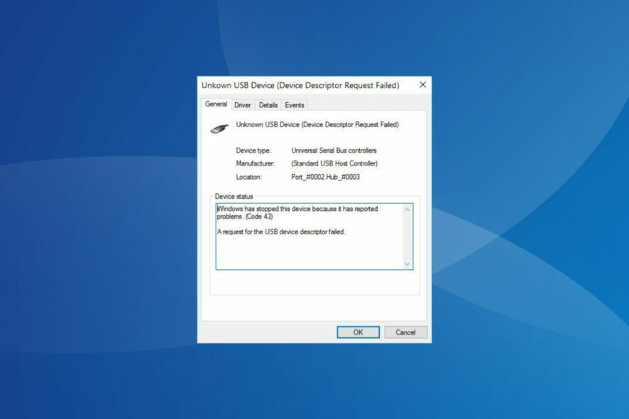 如何修復(fù)Windows11中的錯(cuò)誤代碼43