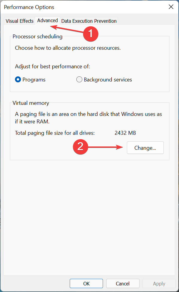 如何在Windows11中重置虛擬內(nèi)存(頁面文件)?