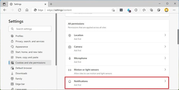 如何在Windows11上禁用Microsoft Edge的Web通知