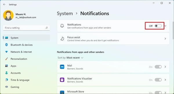 如何在Windows11上禁用通知_win11消息提示關(guān)閉技巧
