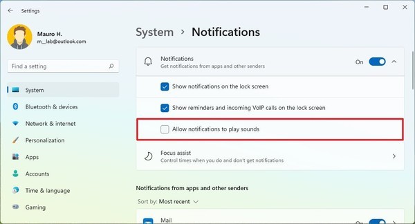 如何在Windows11上禁用通知聲音