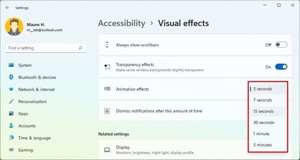 如何在Windows11上更改橫幅通知關(guān)閉時間