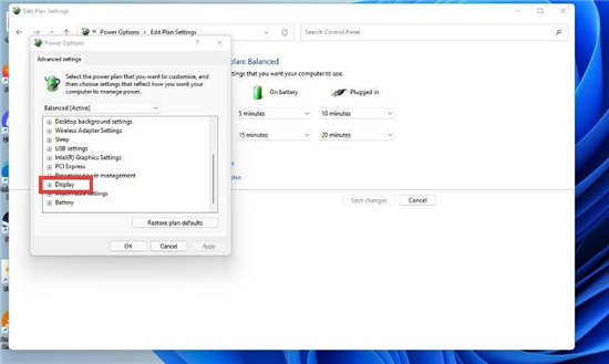 windows11系統(tǒng)通過控制面板關(guān)閉自適應(yīng)亮度方法