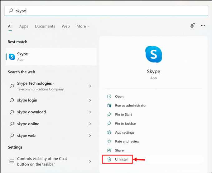 win11下禁用skype開機(jī)啟動_Windows11卸載Skype方法