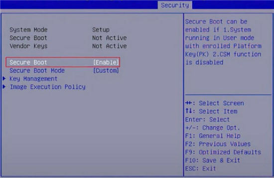如何在用戶模式下在Windows11上啟用安全啟動(dòng)