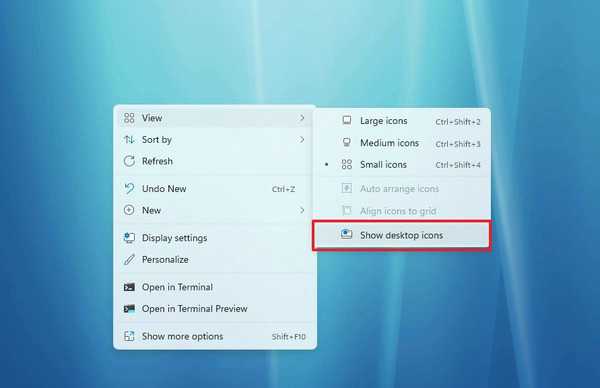 如何在Windows11上顯示或隱藏桌面圖標(biāo)