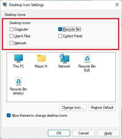 如何在Windows11上添加或刪除桌面圖標(biāo)