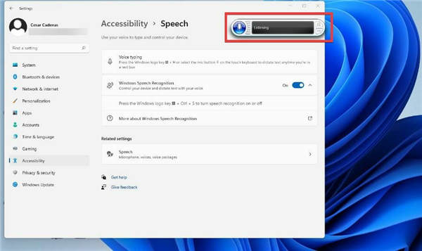 不知道文字轉(zhuǎn)語音設(shè)置_教你windows11如何打開文字轉(zhuǎn)語音選項