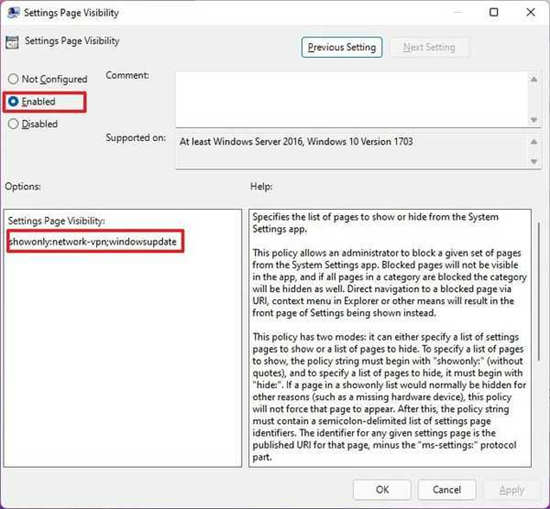 如何在windows11的“設(shè)置”中隱藏頁(yè)面