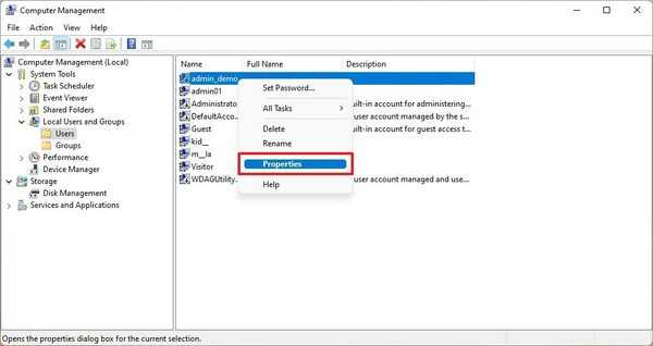 windows11如何使用計算機管理禁用帳戶