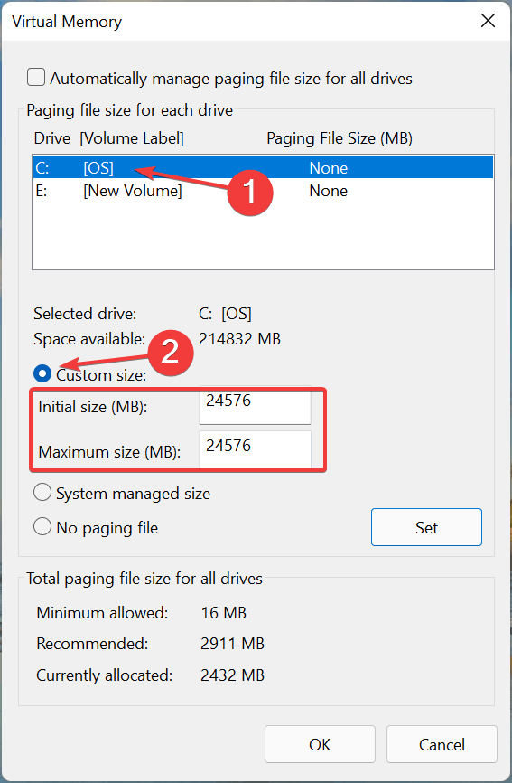 如何在Windows11中增加虛擬內(nèi)存(頁(yè)面文件)