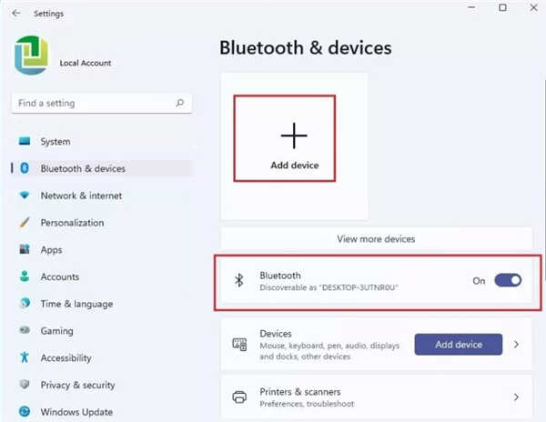 windows 11更新后藍(lán)牙不工作
