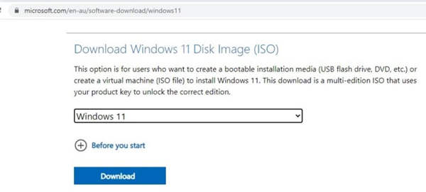 如何從微軟官網(wǎng)下載windows11_從Microsoft下載
