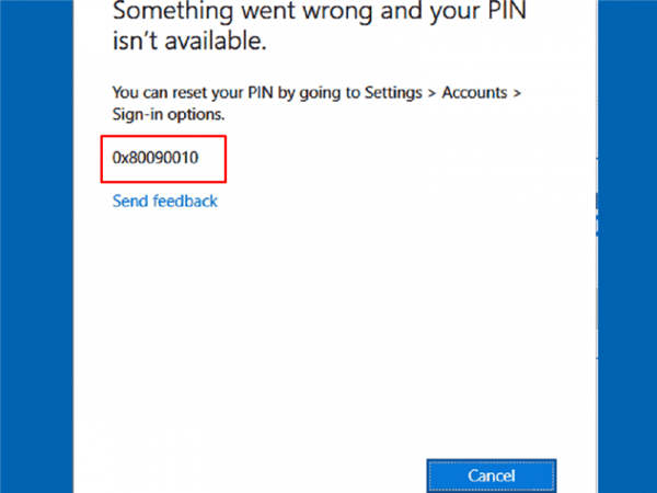 如何修復(fù)Windows10或win11中的Hello PIN錯誤0
