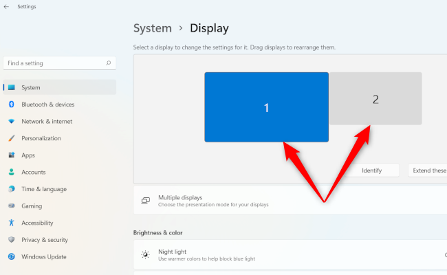 如何在Windows 11中設(shè)置雙顯示器？系統(tǒng)中雙顯示器設(shè)置應(yīng)用