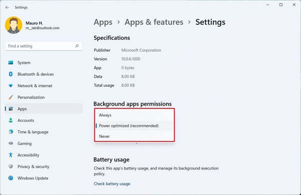 如何在Windows11上管理應(yīng)用程序后臺(tái)活動(dòng)
