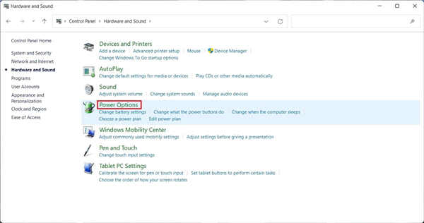 如何在Windows11的開(kāi)始菜單中顯示或隱藏睡眠電源選項(xiàng)