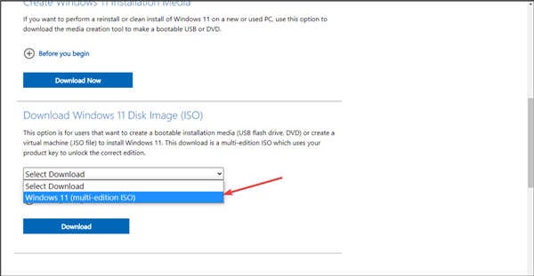 下載Windows11 ISO鏡像方法