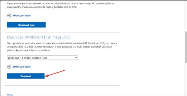 下載Windows11 ISO鏡像方法