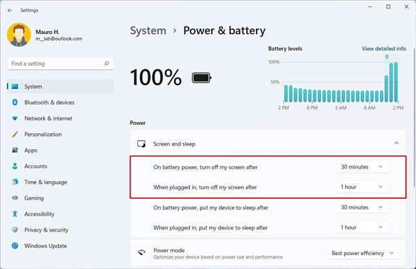 如何更改計算機應(yīng)在Windows11上進入睡眠模式的時間