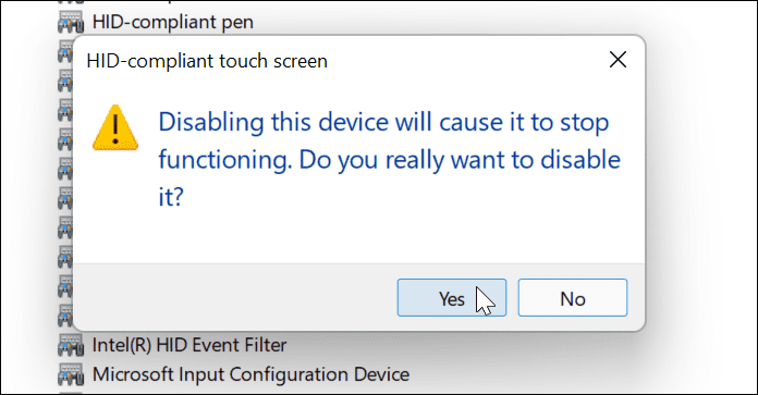 Win11如何禁用觸摸屏