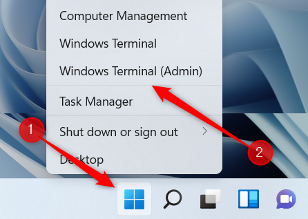 打開 Windows 終端（管理員）。