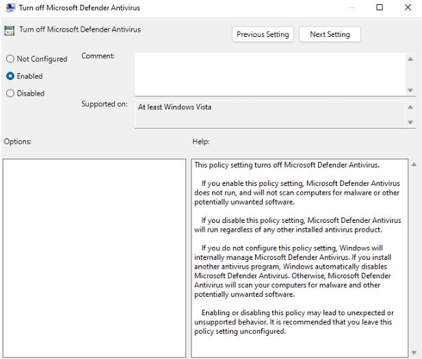 如何在Windows11中禁用Microsoft?Defender防病毒軟件