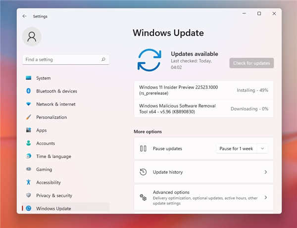 如何安裝 Windows 11 Build 22523