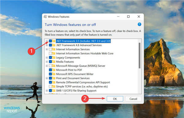 如何在 Windows 11 中安裝/下載 .NET Framework 3.5?