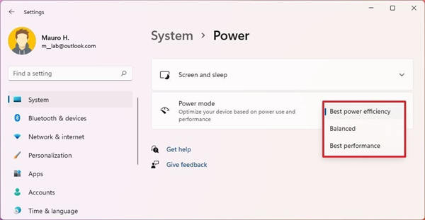 如何在Windows11上調(diào)整電源模式