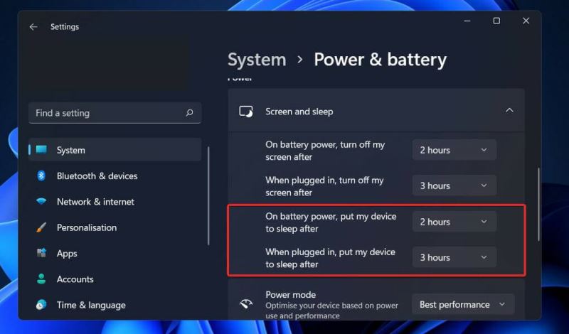 Windows11無法進入休眠模式