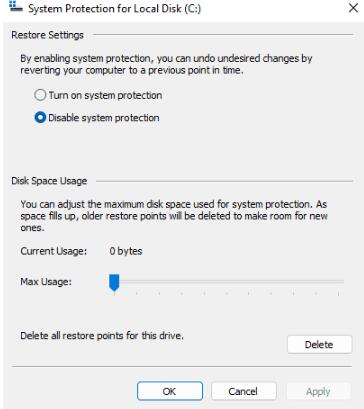 檢查是否在Windows11上啟用了系統(tǒng)還原功能方法