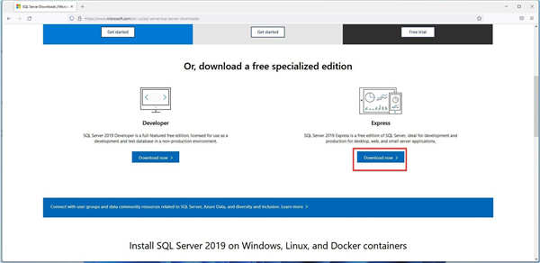 在Windows11上下載并安裝Microsoft SQL Server 2019方法