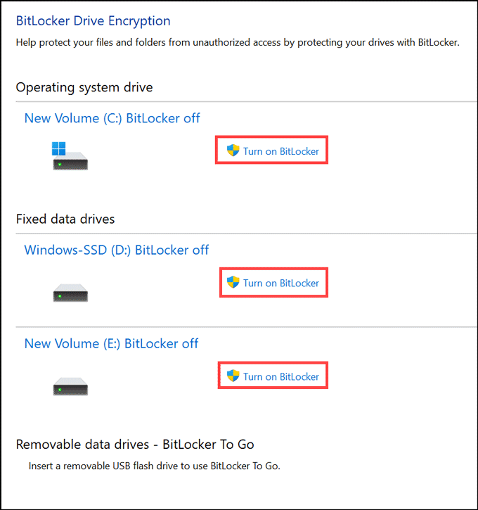 win11電腦硬盤鎖怎么使用?在Windows11中使用密碼鎖定硬盤方法