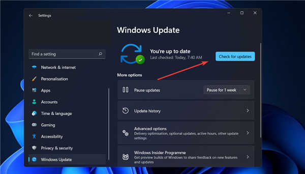 如何檢查Windows11中的新更新?系統(tǒng)檢查更新方法