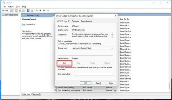 如何禁用 Windows 11 上的搜索功能