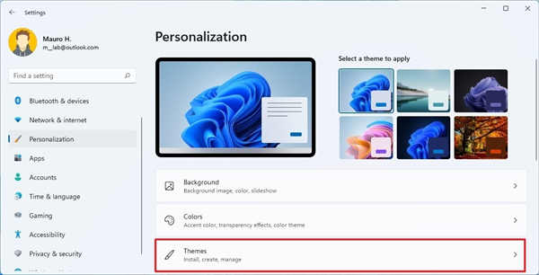 在Windows11上個(gè)性化桌面_更改主題
