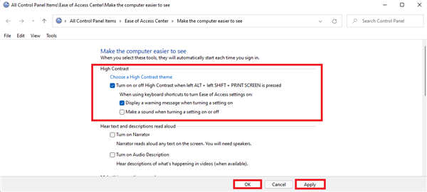 如何在Windows10和Windows11上啟用、禁用和創(chuàng)建自定義高對比度主題
