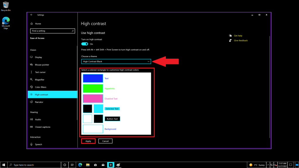 如何在Windows10和Windows11上啟用、禁用和創(chuàng)建自定義高對比度主題